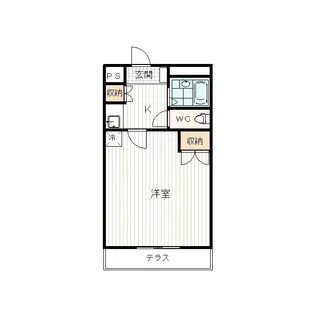 レジデンス小林【1階】の間取り