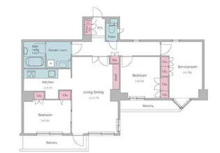 東京都文京区大塚5【マンション】の間取り