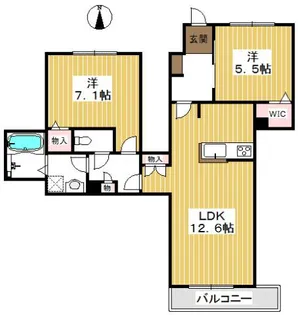 Clark【1階】の間取り