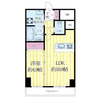 BeeHive吹田駅前【6階】の間取り