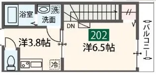 MELDIA上荻3丁目【2階】の間取り