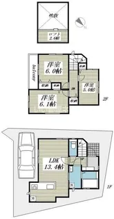 埼玉県狭山市大字北入曽【一戸建】の間取り
