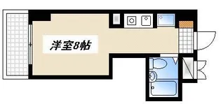 ロイヤルパレス東観音【5階】の間取り