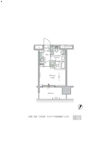 東京都港区芝浦1【マンション】の間取り