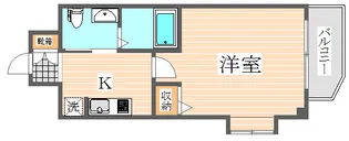 エステムコート博多祇園ツインタワーファーストステージ【10階】の間取り