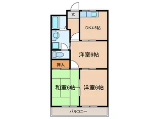 アーバンシャトーMG【3階】の間取り