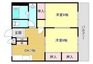 パークヴィラ【3階】の間取り
