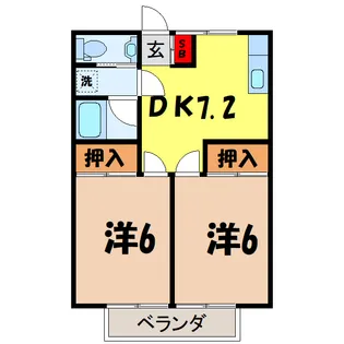 グレースハイム(前橋市天川大島町)【1階】の間取り