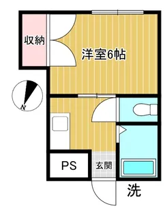 ハイツ山口【3階】の間取り