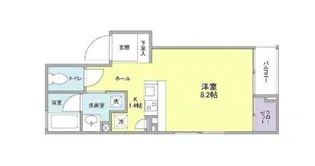 ソレーユ四谷三丁目【5階】の間取り