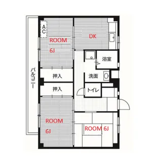神奈川県横浜市神奈川区菅田町【マンション】の間取り