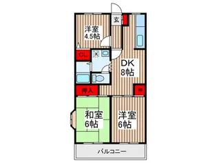 ロイヤル【3階】の間取り