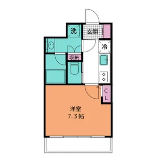 Luna Azul【1階】の間取り