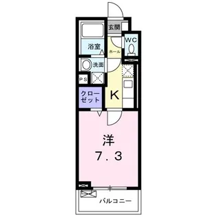 サニーレジデンス茨木【4階】の間取り