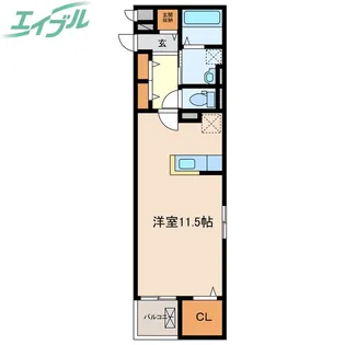 カームタウン【3階】の間取り