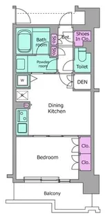 レジディア御茶ノ水【12階】の間取り