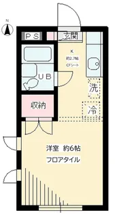 ウエスト アシュール【1階】の間取り