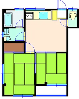 大村ハイツ【2階】の間取り