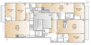 パレス惠泉館【3階】の間取り