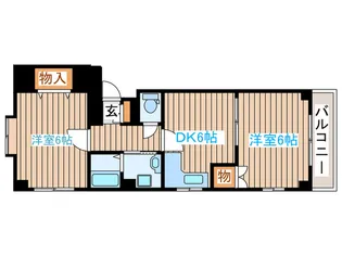 クレシア長町【1階】の間取り