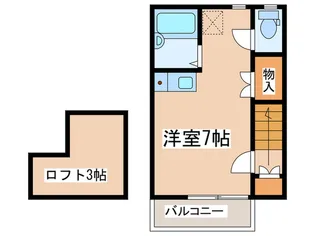 ドリームコート南平【2階】の間取り