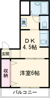 オレンジタウンA棟【1階】の間取り