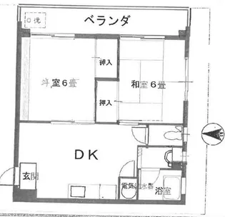 ノースメインビル【4階】の間取り