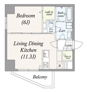 GRAN PASEO浅草【5階】の間取り