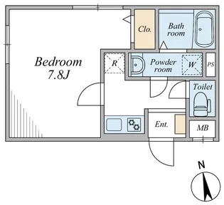 NRAY RESIDENCE【2階】の間取り