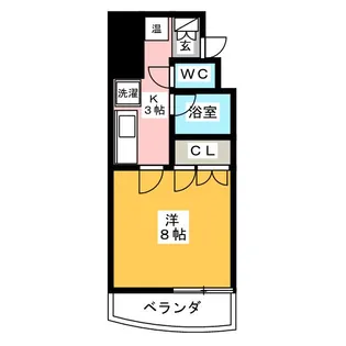 パインクレスト萩野【2階】の間取り