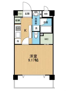 フェリーチェ熊本駅西【4階】の間取り
