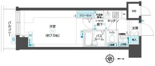 フェニックス武蔵関参番館【3階】の間取り
