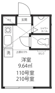 フィリップ下落合【1階】の間取り