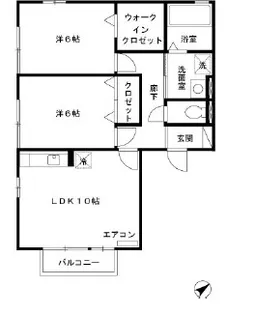 FLORA III【1階】の間取り