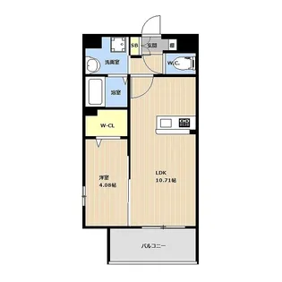 LIBTHおもろまち駅前【4階】の間取り