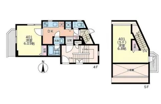 ロイヤル町屋の間取り