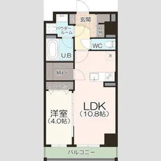 グリーンベルII【4階】の間取り