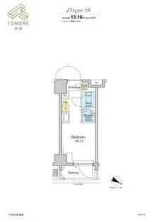 TOMORE田端【2階】の間取り