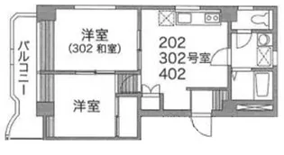ベルジュピノ【2階】の間取り