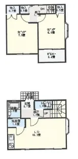 アイエスメゾンCの間取り
