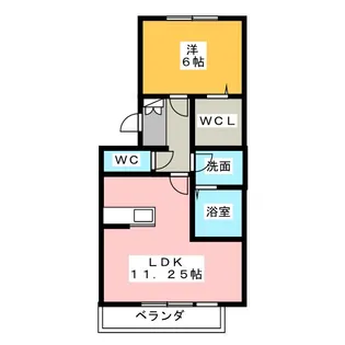 グラニュースクェア【1階】の間取り