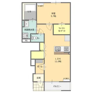 atelier M【1階】の間取り