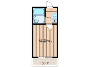 レジデンスカ-プ厚木【2階】の間取り