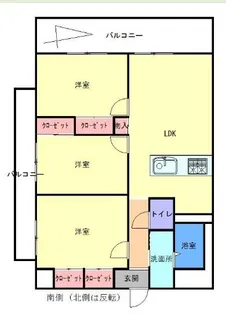 アスティムI【6階】の間取り
