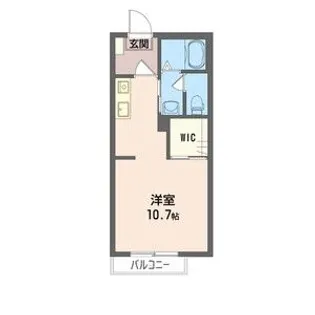 ウェルコートE【2階】の間取り