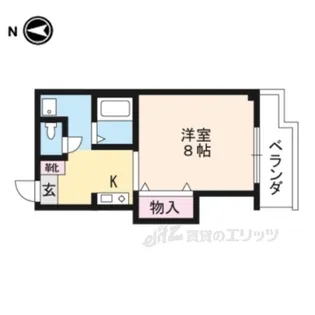 メゾン東大津【3階】の間取り