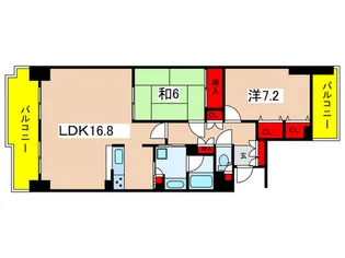 新百合ケ丘パークハウス2番街【1階】の間取り