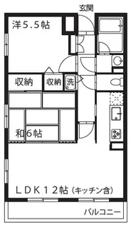 コートエレガンスF【2階】の間取り
