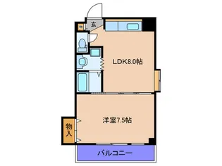 晋栄一番館【2階】の間取り