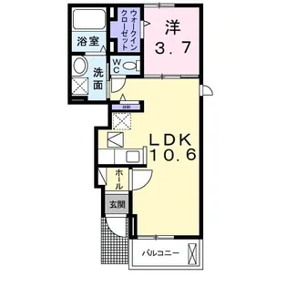 オーチャード I【1階】の間取り